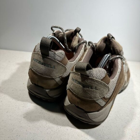 Merrell Vibram Continuum Tan Womens Hiking Shoes Vibram sole size 10,5 US - Picture 7 of 8